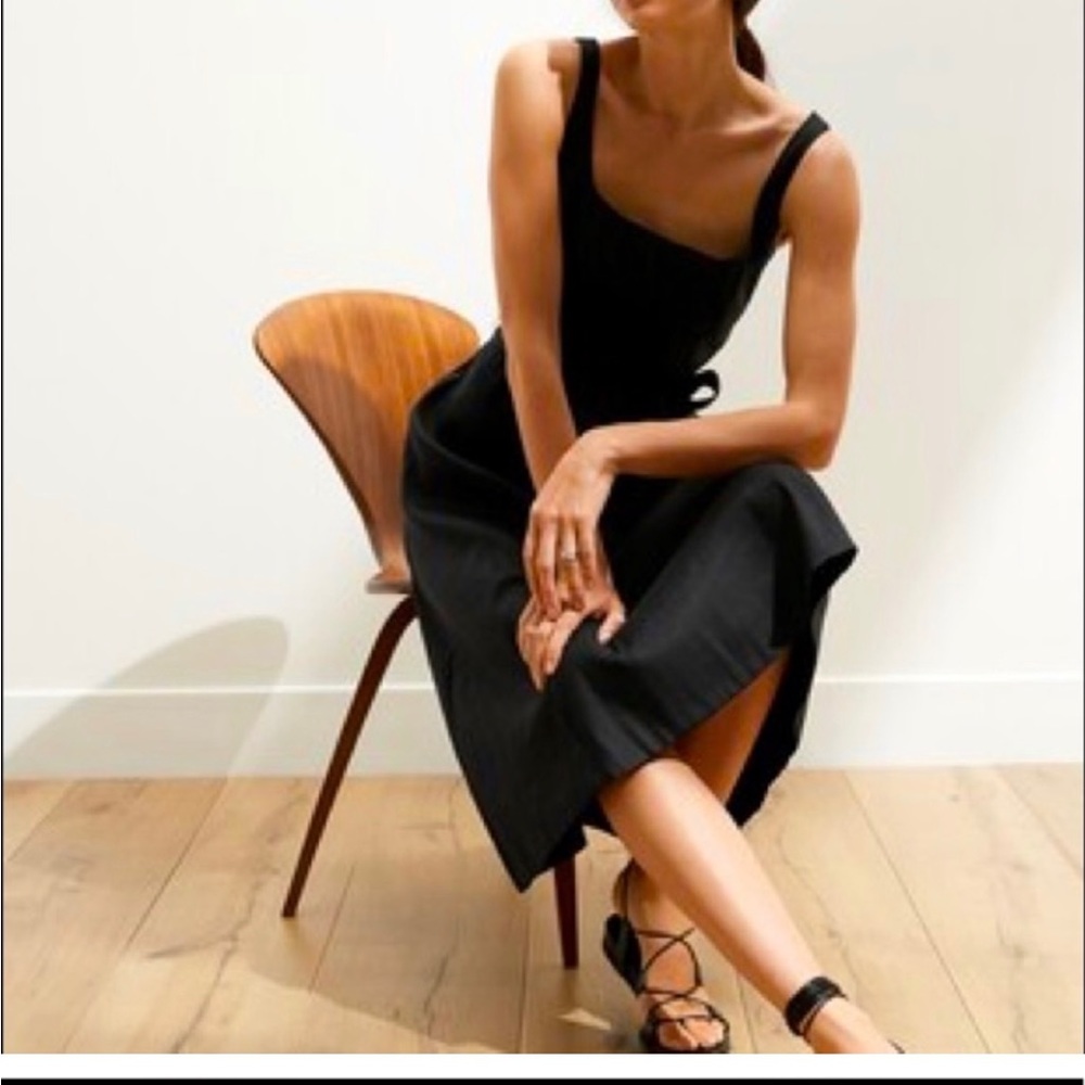 Sz 10, Banana Republic Square Neckline Midi Dress